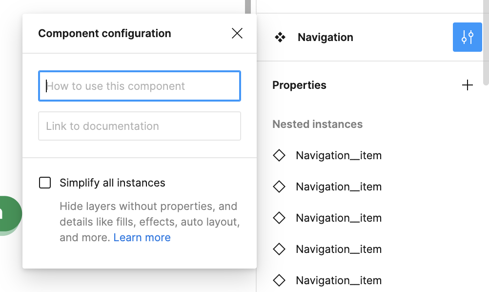 simplify instances